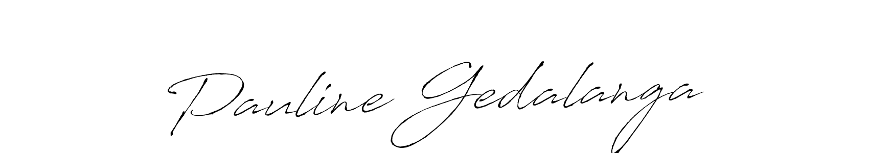 How to make Pauline Gedalanga signature? Antro_Vectra is a professional autograph style. Create handwritten signature for Pauline Gedalanga name. Pauline Gedalanga signature style 6 images and pictures png