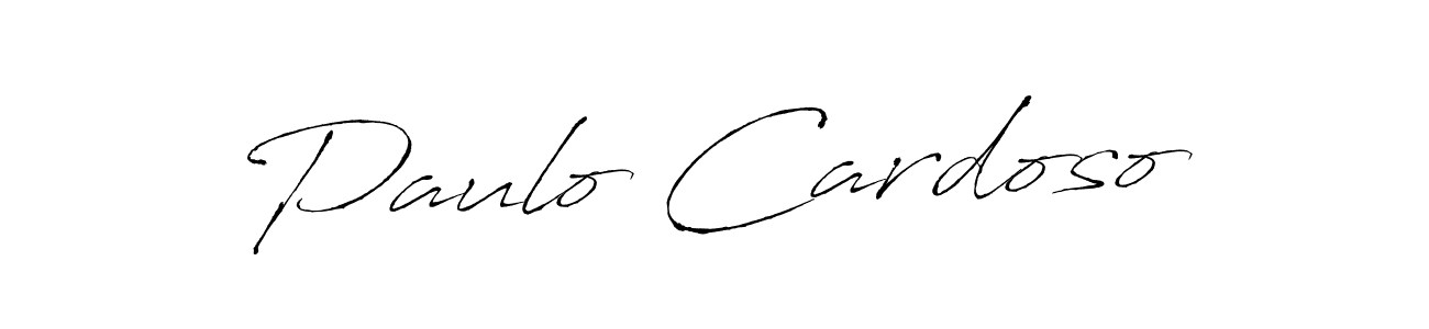 Paulo Cardoso stylish signature style. Best Handwritten Sign (Antro_Vectra) for my name. Handwritten Signature Collection Ideas for my name Paulo Cardoso. Paulo Cardoso signature style 6 images and pictures png