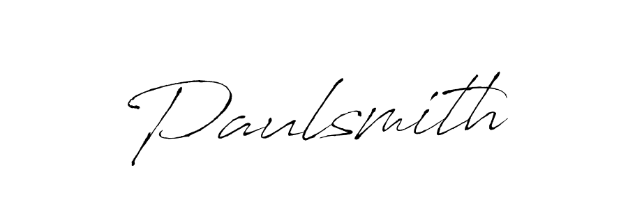 Paulsmith stylish signature style. Best Handwritten Sign (Antro_Vectra) for my name. Handwritten Signature Collection Ideas for my name Paulsmith. Paulsmith signature style 6 images and pictures png