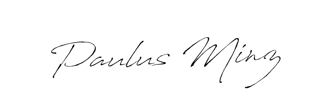 You should practise on your own different ways (Antro_Vectra) to write your name (Paulus Minz) in signature. don't let someone else do it for you. Paulus Minz signature style 6 images and pictures png