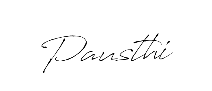 Also we have Pausthi name is the best signature style. Create professional handwritten signature collection using Antro_Vectra autograph style. Pausthi signature style 6 images and pictures png