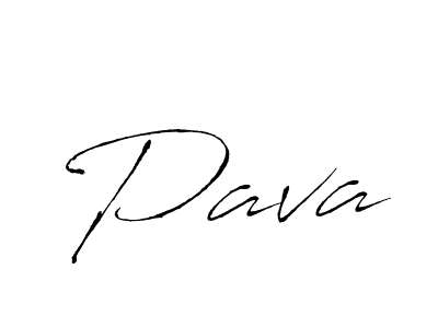 Make a beautiful signature design for name Pava. With this signature (Antro_Vectra) style, you can create a handwritten signature for free. Pava signature style 6 images and pictures png