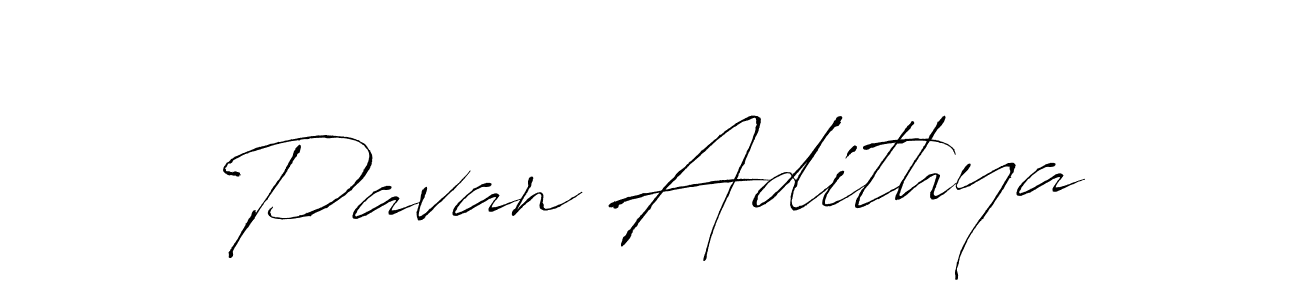 Make a beautiful signature design for name Pavan Adithya. With this signature (Antro_Vectra) style, you can create a handwritten signature for free. Pavan Adithya signature style 6 images and pictures png