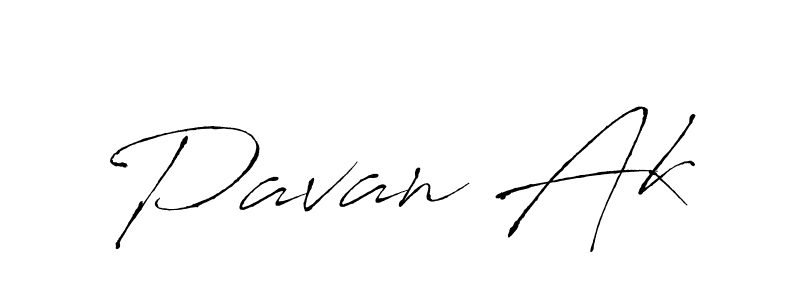 Create a beautiful signature design for name Pavan Ak. With this signature (Antro_Vectra) fonts, you can make a handwritten signature for free. Pavan Ak signature style 6 images and pictures png
