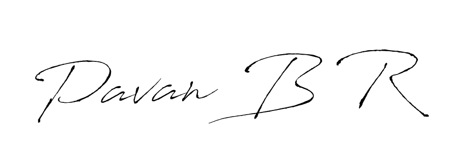 How to make Pavan B R signature? Antro_Vectra is a professional autograph style. Create handwritten signature for Pavan B R name. Pavan B R signature style 6 images and pictures png