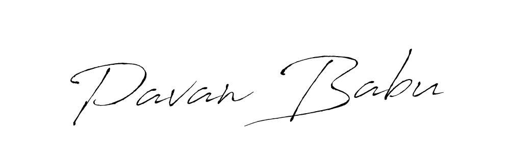 Pavan Babu stylish signature style. Best Handwritten Sign (Antro_Vectra) for my name. Handwritten Signature Collection Ideas for my name Pavan Babu. Pavan Babu signature style 6 images and pictures png