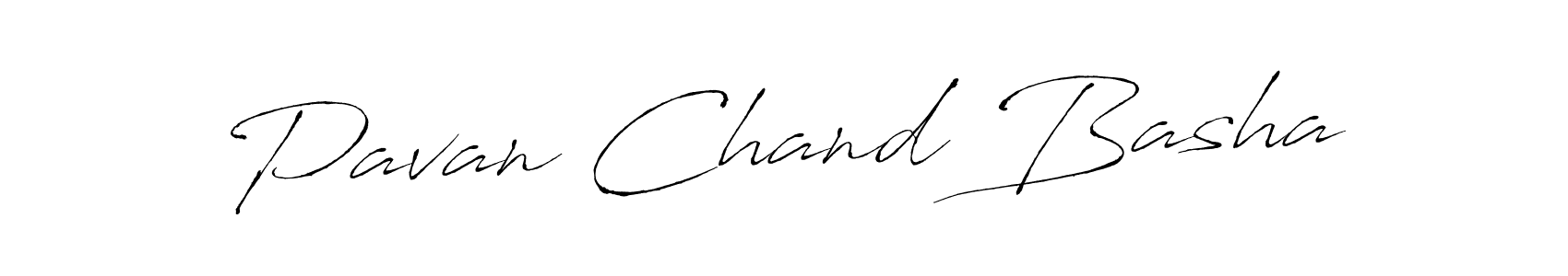 Use a signature maker to create a handwritten signature online. With this signature software, you can design (Antro_Vectra) your own signature for name Pavan Chand Basha. Pavan Chand Basha signature style 6 images and pictures png