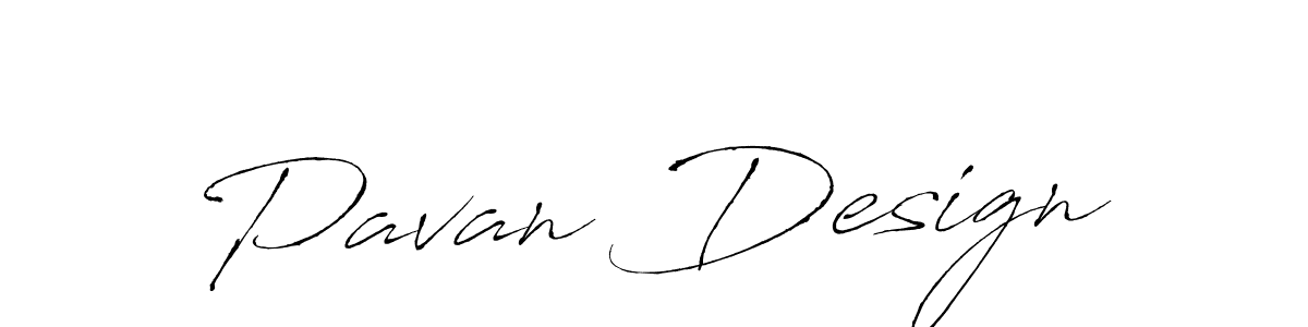 Use a signature maker to create a handwritten signature online. With this signature software, you can design (Antro_Vectra) your own signature for name Pavan Design. Pavan Design signature style 6 images and pictures png