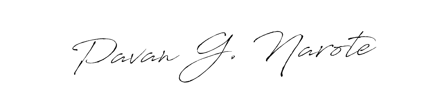 Use a signature maker to create a handwritten signature online. With this signature software, you can design (Antro_Vectra) your own signature for name Pavan G. Narote. Pavan G. Narote signature style 6 images and pictures png