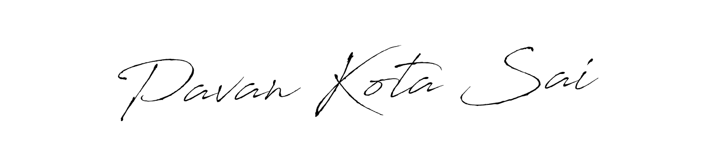 Similarly Antro_Vectra is the best handwritten signature design. Signature creator online .You can use it as an online autograph creator for name Pavan Kota Sai. Pavan Kota Sai signature style 6 images and pictures png