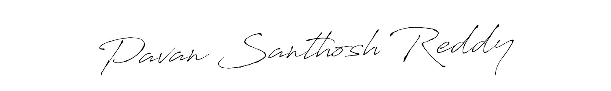 Create a beautiful signature design for name Pavan Santhosh Reddy. With this signature (Antro_Vectra) fonts, you can make a handwritten signature for free. Pavan Santhosh Reddy signature style 6 images and pictures png