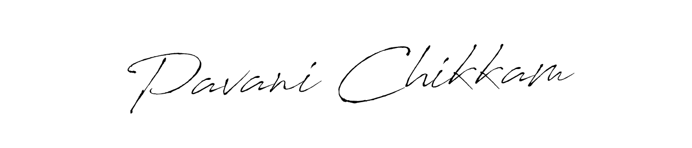 Create a beautiful signature design for name Pavani Chikkam. With this signature (Antro_Vectra) fonts, you can make a handwritten signature for free. Pavani Chikkam signature style 6 images and pictures png