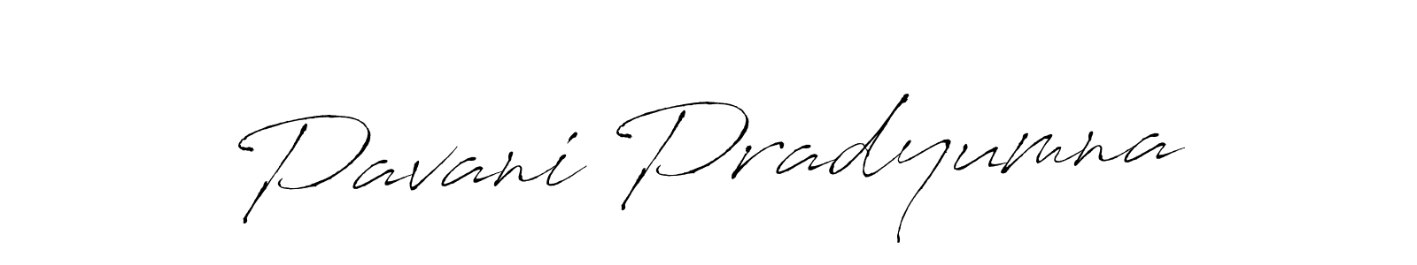 Design your own signature with our free online signature maker. With this signature software, you can create a handwritten (Antro_Vectra) signature for name Pavani Pradyumna. Pavani Pradyumna signature style 6 images and pictures png