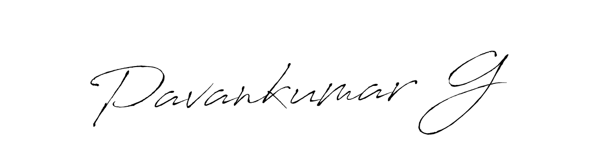 The best way (Antro_Vectra) to make a short signature is to pick only two or three words in your name. The name Pavankumar G include a total of six letters. For converting this name. Pavankumar G signature style 6 images and pictures png