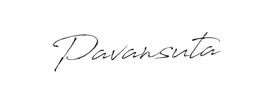 Pavansuta stylish signature style. Best Handwritten Sign (Antro_Vectra) for my name. Handwritten Signature Collection Ideas for my name Pavansuta. Pavansuta signature style 6 images and pictures png