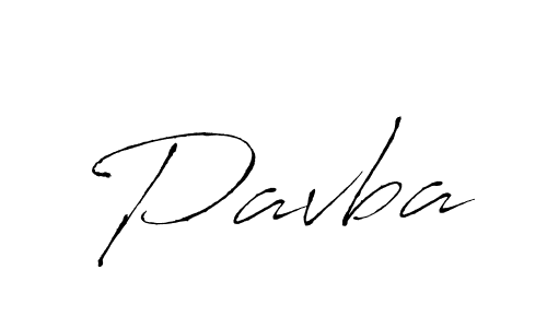 Design your own signature with our free online signature maker. With this signature software, you can create a handwritten (Antro_Vectra) signature for name Pavba. Pavba signature style 6 images and pictures png