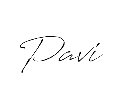 Use a signature maker to create a handwritten signature online. With this signature software, you can design (Antro_Vectra) your own signature for name Pavi. Pavi signature style 6 images and pictures png