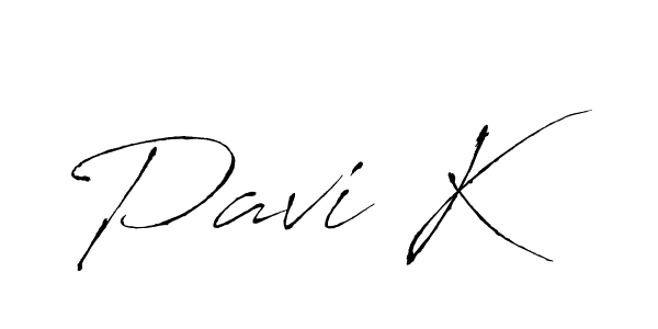 You should practise on your own different ways (Antro_Vectra) to write your name (Pavi K) in signature. don't let someone else do it for you. Pavi K signature style 6 images and pictures png