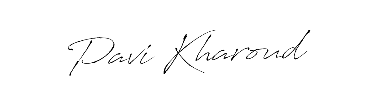 Also we have Pavi Kharoud name is the best signature style. Create professional handwritten signature collection using Antro_Vectra autograph style. Pavi Kharoud signature style 6 images and pictures png