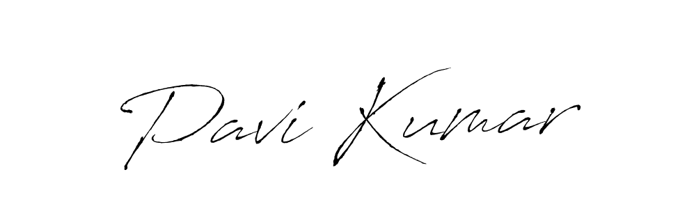 Pavi Kumar stylish signature style. Best Handwritten Sign (Antro_Vectra) for my name. Handwritten Signature Collection Ideas for my name Pavi Kumar. Pavi Kumar signature style 6 images and pictures png