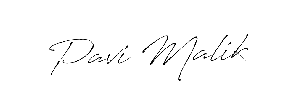 You should practise on your own different ways (Antro_Vectra) to write your name (Pavi Malik) in signature. don't let someone else do it for you. Pavi Malik signature style 6 images and pictures png