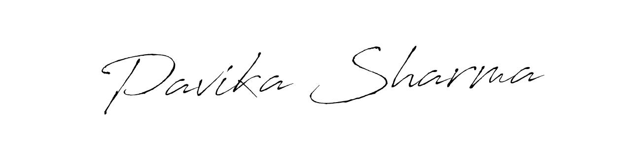 Use a signature maker to create a handwritten signature online. With this signature software, you can design (Antro_Vectra) your own signature for name Pavika Sharma. Pavika Sharma signature style 6 images and pictures png