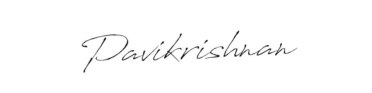 How to make Pavikrishnan name signature. Use Antro_Vectra style for creating short signs online. This is the latest handwritten sign. Pavikrishnan signature style 6 images and pictures png