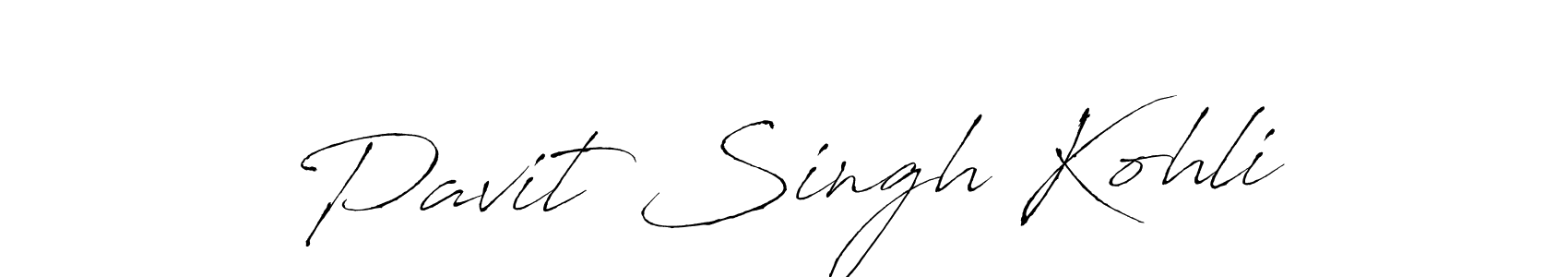 You should practise on your own different ways (Antro_Vectra) to write your name (Pavit Singh Kohli) in signature. don't let someone else do it for you. Pavit Singh Kohli signature style 6 images and pictures png