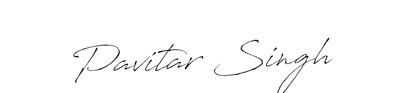 How to make Pavitar Singh name signature. Use Antro_Vectra style for creating short signs online. This is the latest handwritten sign. Pavitar Singh signature style 6 images and pictures png