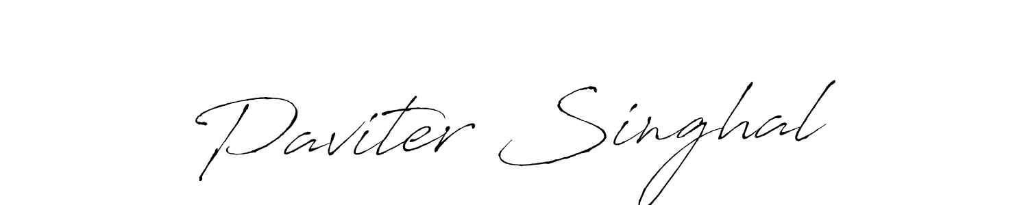 Paviter Singhal stylish signature style. Best Handwritten Sign (Antro_Vectra) for my name. Handwritten Signature Collection Ideas for my name Paviter Singhal. Paviter Singhal signature style 6 images and pictures png