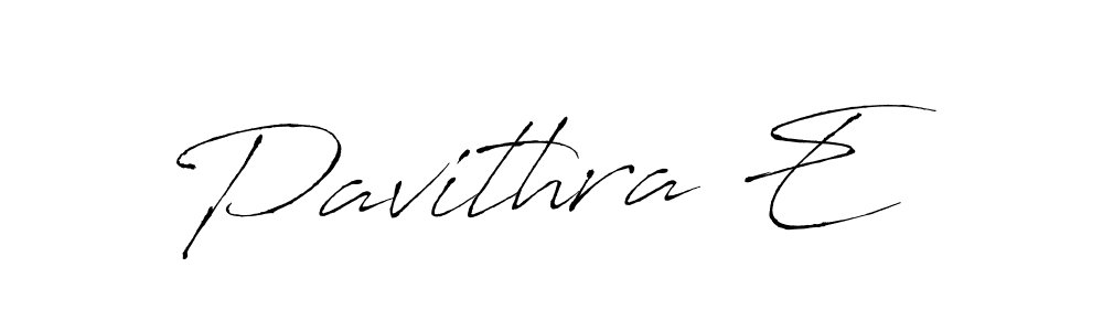 Use a signature maker to create a handwritten signature online. With this signature software, you can design (Antro_Vectra) your own signature for name Pavithra E. Pavithra E signature style 6 images and pictures png