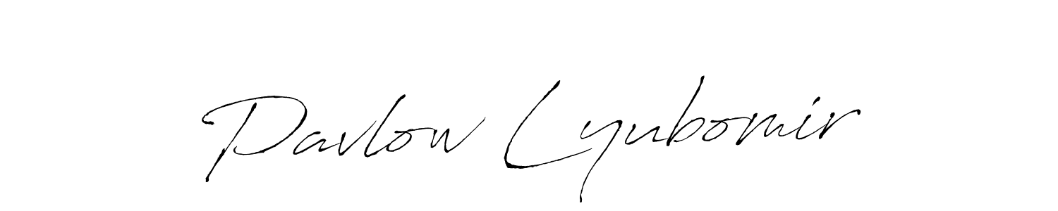 It looks lik you need a new signature style for name Pavlow Lyubomir. Design unique handwritten (Antro_Vectra) signature with our free signature maker in just a few clicks. Pavlow Lyubomir signature style 6 images and pictures png