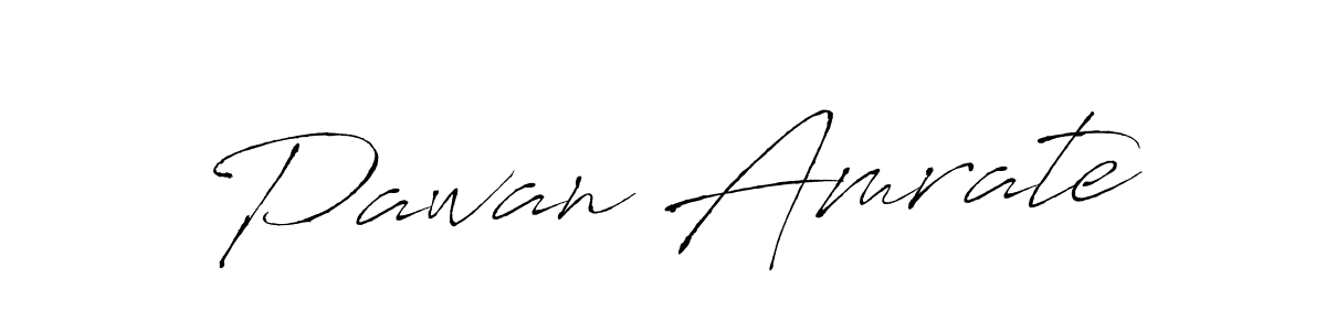 Make a beautiful signature design for name Pawan Amrate. Use this online signature maker to create a handwritten signature for free. Pawan Amrate signature style 6 images and pictures png