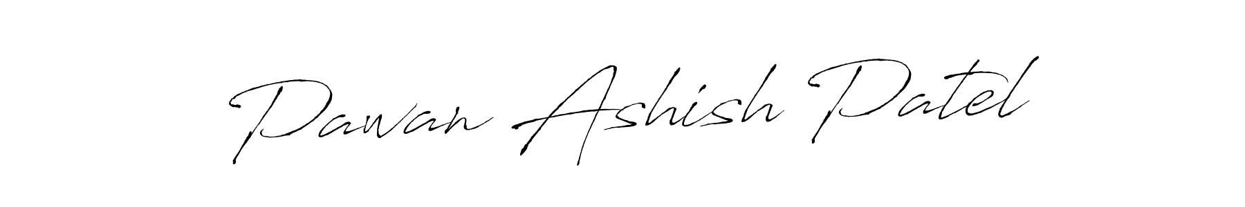 How to make Pawan Ashish Patel signature? Antro_Vectra is a professional autograph style. Create handwritten signature for Pawan Ashish Patel name. Pawan Ashish Patel signature style 6 images and pictures png