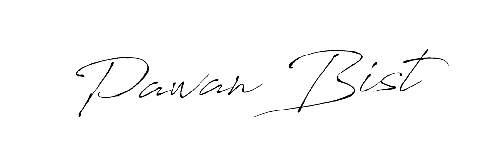 How to make Pawan Bist name signature. Use Antro_Vectra style for creating short signs online. This is the latest handwritten sign. Pawan Bist signature style 6 images and pictures png
