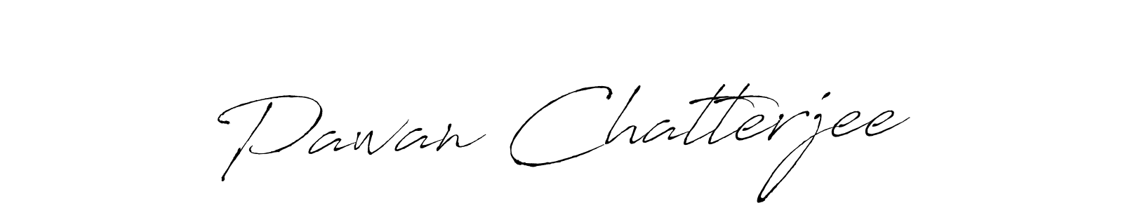 Make a beautiful signature design for name Pawan Chatterjee. With this signature (Antro_Vectra) style, you can create a handwritten signature for free. Pawan Chatterjee signature style 6 images and pictures png