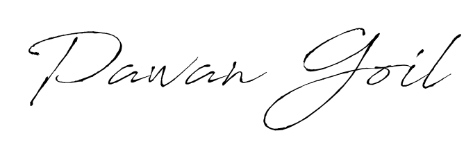 Download transparent PNG signature for name Pawan Goil styled with Antro_Vectra font. Ready to paste directly into PDF and Word agreements. Pawan Goil signature style 6 images and pictures png