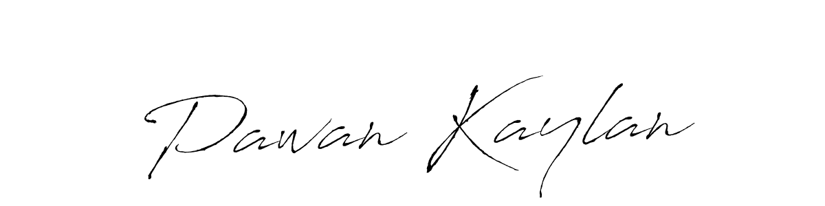 How to make Pawan Kaylan name signature. Use Antro_Vectra style for creating short signs online. This is the latest handwritten sign. Pawan Kaylan signature style 6 images and pictures png