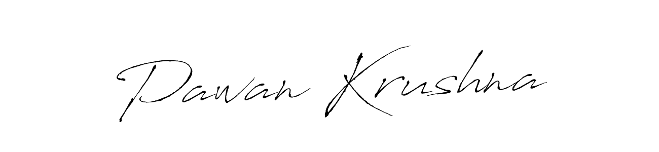 You should practise on your own different ways (Antro_Vectra) to write your name (Pawan Krushna) in signature. don't let someone else do it for you. Pawan Krushna signature style 6 images and pictures png