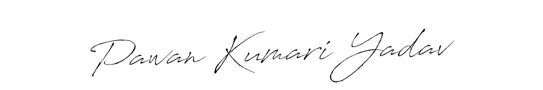 Design your own signature with our free online signature maker. With this signature software, you can create a handwritten (Antro_Vectra) signature for name Pawan Kumari Yadav. Pawan Kumari Yadav signature style 6 images and pictures png