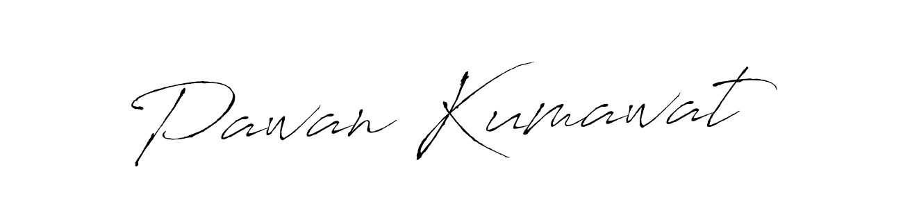 Pawan Kumawat stylish signature style. Best Handwritten Sign (Antro_Vectra) for my name. Handwritten Signature Collection Ideas for my name Pawan Kumawat. Pawan Kumawat signature style 6 images and pictures png
