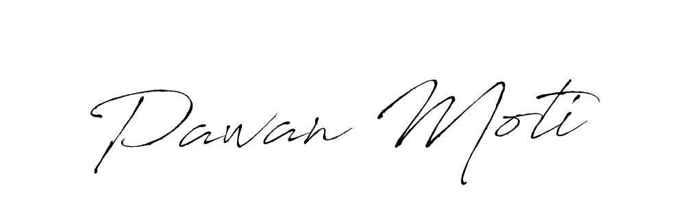 Make a beautiful signature design for name Pawan Moti. With this signature (Antro_Vectra) style, you can create a handwritten signature for free. Pawan Moti signature style 6 images and pictures png