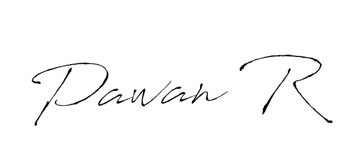 Create a beautiful signature design for name Pawan R. With this signature (Antro_Vectra) fonts, you can make a handwritten signature for free. Pawan R signature style 6 images and pictures png
