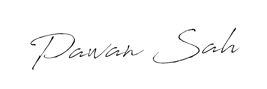 Use a signature maker to create a handwritten signature online. With this signature software, you can design (Antro_Vectra) your own signature for name Pawan Sah. Pawan Sah signature style 6 images and pictures png