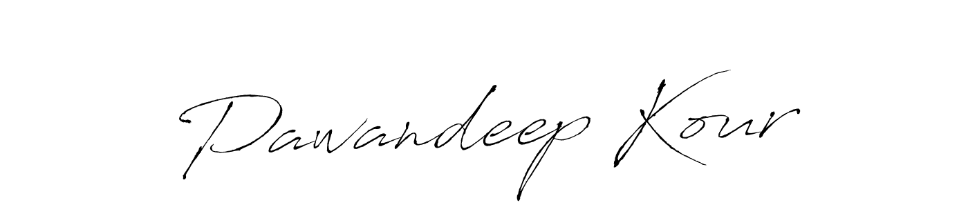 Design your own signature with our free online signature maker. With this signature software, you can create a handwritten (Antro_Vectra) signature for name Pawandeep Kour. Pawandeep Kour signature style 6 images and pictures png