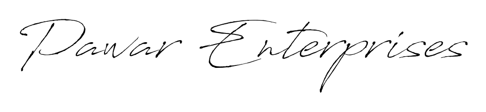 The Antro_Vectra typeface gives name Pawar Enterprises a refined look. Suitable for certificates, diplomas, and official verification. Pawar Enterprises signature style 6 images and pictures png