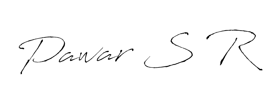 Create a beautiful signature design for name Pawar S R. With this signature (Antro_Vectra) fonts, you can make a handwritten signature for free. Pawar S R signature style 6 images and pictures png