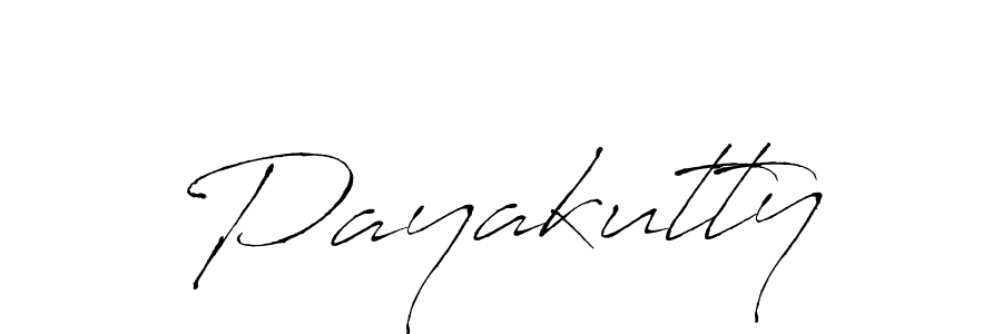 How to make Payakutty signature? Antro_Vectra is a professional autograph style. Create handwritten signature for Payakutty name. Payakutty signature style 6 images and pictures png