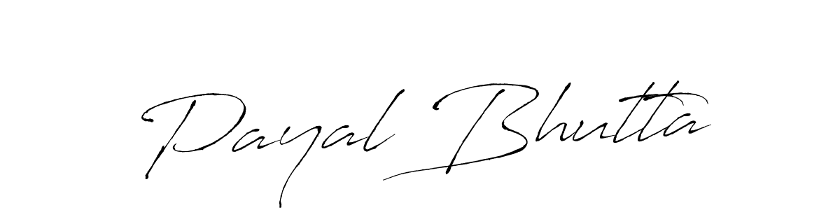 You should practise on your own different ways (Antro_Vectra) to write your name (Payal Bhutta) in signature. don't let someone else do it for you. Payal Bhutta signature style 6 images and pictures png