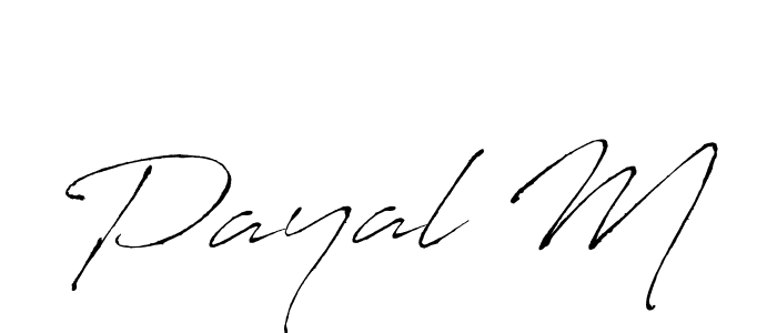 You should practise on your own different ways (Antro_Vectra) to write your name (Payal M) in signature. don't let someone else do it for you. Payal M signature style 6 images and pictures png